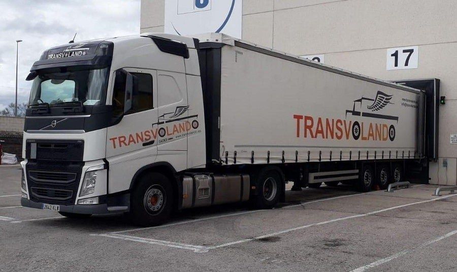 Dringend transport per vrachtwagen Transvolando