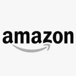 Logo Empresa Amazon en blanco y negro - empresa de transportes que confian
