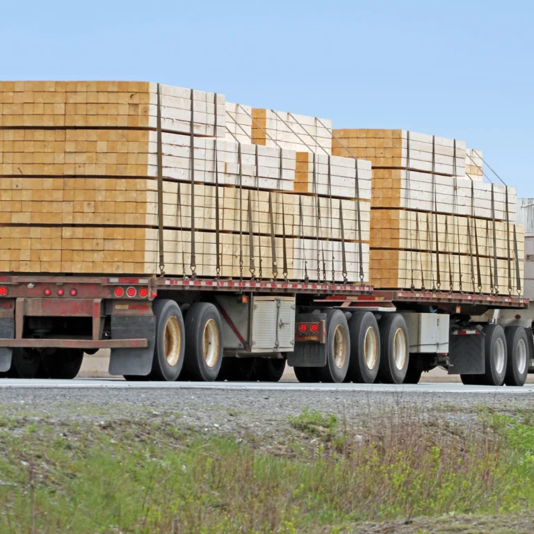 Cargas pesadas en plataforma