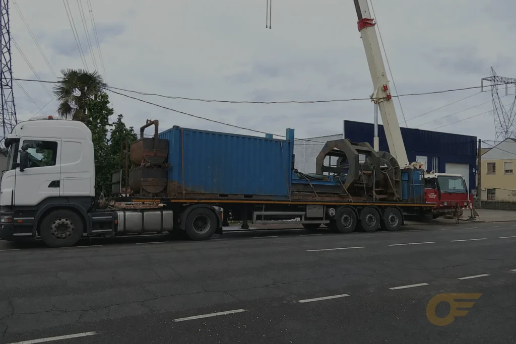 transporte de maquinaria en españa